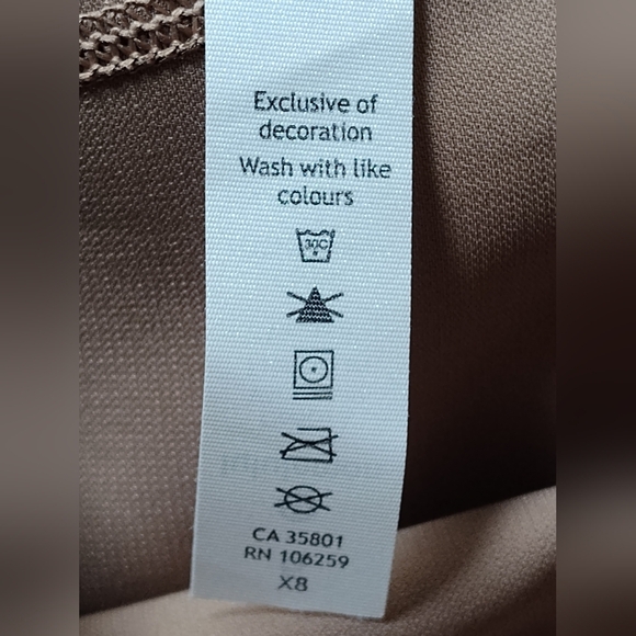 Lululemon Tan Activewear Mini Skirt | Elastic Waist Drawstring | Size 6 - Picture 5 of 5